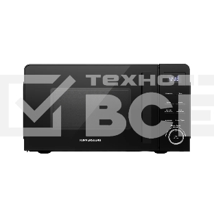 Микроволновая печь Kuppersberg TMW 202 B, High-Tech, отдельностоящая, объем 20 л, 10 уровней мощности, 11 автоматических программ, кварцевый гриль, таймер, поворотное/кнопочное управление, мощность 700 Вт, поворотный стол, черный