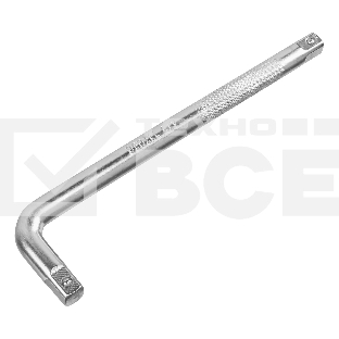 Вороток Г-образный Denzel 250x50 мм, квадрат 1/2