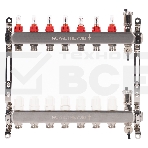 Коллектор Royal Thermo нерж. в сборе с расходомерами 1
