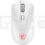 Мышь беспроводная/проводная MSI Versa 300 Elite белый, 26000 dpi, радиоканал, Bluetooth, USB, кнопки - 6, фото 1