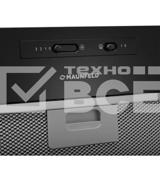 Вытяжка полновстраиваемая Maunfeld Crosby Light 5028, черный, 50 см, 850 куб. м/ч, 55 дБ