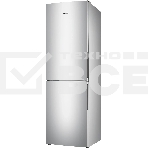 Холодильник Atlant XM-4621-181 серебристый двухкамерный 205/119л морозилка снизу, фото3