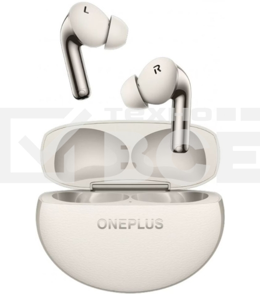 Наушники TWS OnePlus Buds Pro 3 E512A белый (лунный), внутриканальные, Bluetooth, активное шумоподавление, беспроводная зарядка, до 10 ч