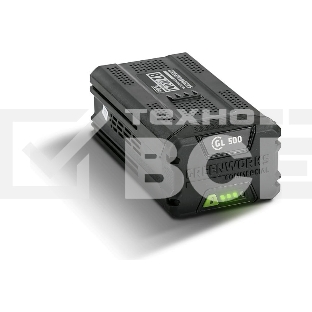 Аккумулятор GreenWorks 82V (модель G82B5) (2914607) - это литий ионная (Li-ion) батарея, силой тока 5 ампер/час и выполненная по самым передовым технологиям.  Применяется в линейке всех устройств Greenworks 82V Commercial.  Аккумулятор состоит из ячеек пр