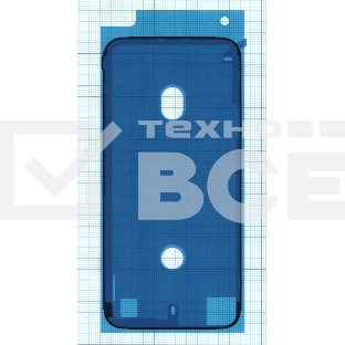 Водозащитная прокладка (проклейка) для iPhone X, черная