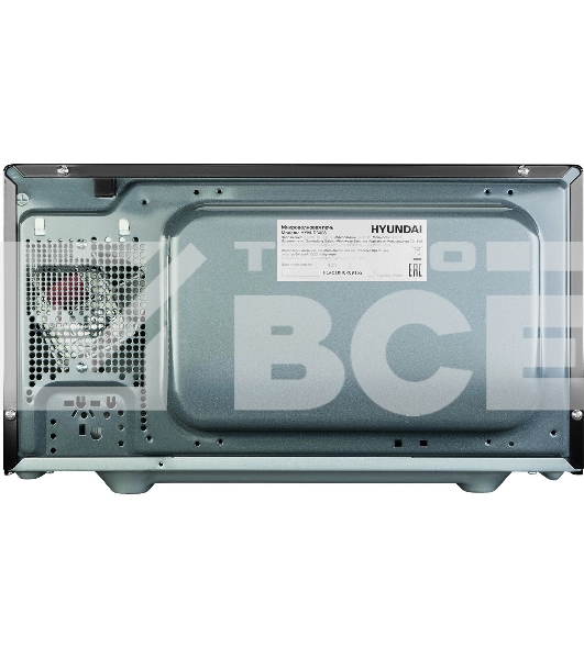 Микроволновая печь Hyundai HYM-D3028 черный/серебристый, 23 л, 900 Вт, переключатели - кнопки/поворотный механизм