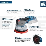 Эксцентриковая шлифмашина Bosch GEX 18V-125 D125мм аккум. (0601372201), фото3
