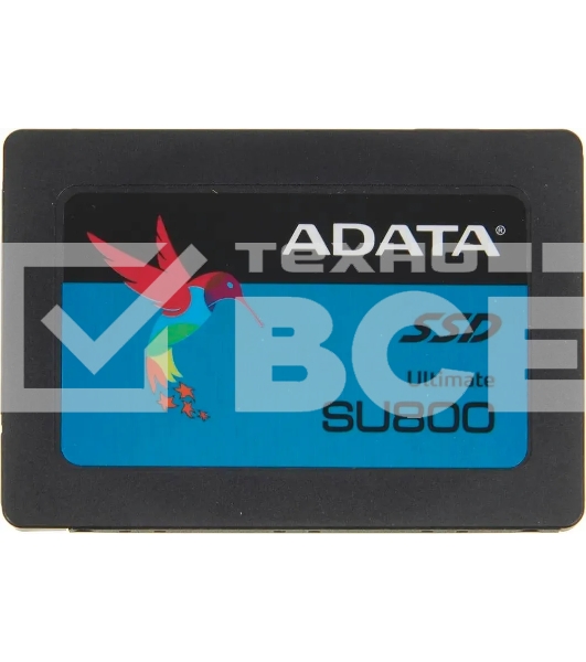 Накопитель SSD ADATA SU800, 512Gb, SATA III, 2.5