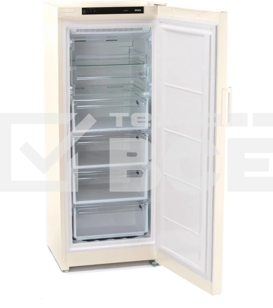Морозильная камера Stinol STZ 150 EF, бежевый, 204 л, 4 ящика, 2 полки