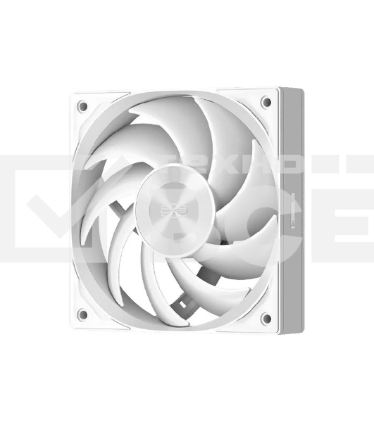 Кулер для ПК PCCooler F5R120 WH 3IN1 белый (120x120x25mm, 4-pin PWM, 46CFM, 26.88dBA, 1800RPM, 3pcs)
