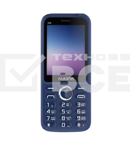 Мобильный телефон Maxvi K32 синий