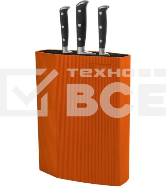Подставка для ножей Rondell RD-470 (Orange) ABS пластик.