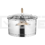 Набор посуды LARA LR02-119 БЕРЛИН 6 пр. 1.7+3.1+5.5 л, 16 см, 20 см, 24 см капсулированное индукционное дно, крышка дуршлаг, фото4