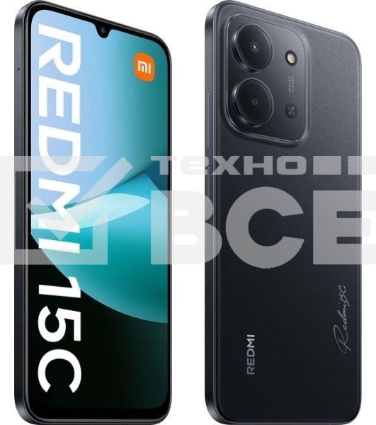 Смартфон Xiaomi Redmi 15C RU 8/256Gb черный