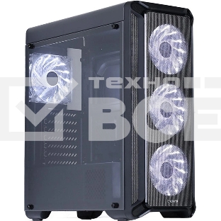 Компьютерный корпус ZALMAN I3, без БП, большое боковое окно, черный,ATX