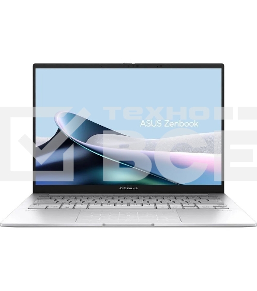 Ноутбук ASUS Zenbook 14 Special UX3405CA-PP682X Intel Core Ultra 9 285H/LPDDR5X 32GB/1TB SSD/Intel Arc Graphics/14' OLED (1920 x 1200) WUXGA ,WiFi 7+BT 5.4/Win 11 Pro RUS/0.99 kg/Foggy Silver