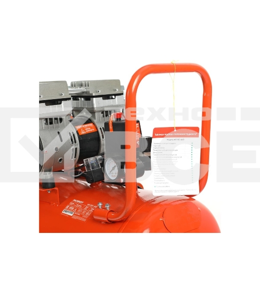 Компрессор Patriot поршневой безмасляный WO 100-440, 440 л/мин, 8 бар, 2500 Вт, 100 л, быстросъем и 