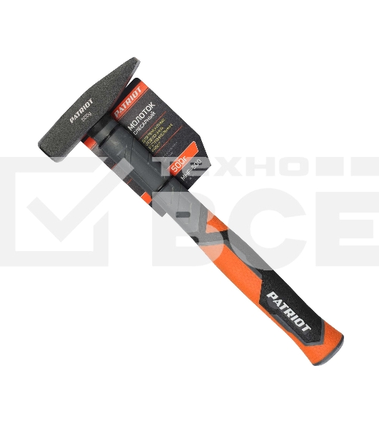 Молоток слесарный Patriot MHF-500 с фибергласовой рукояткой, 350001014