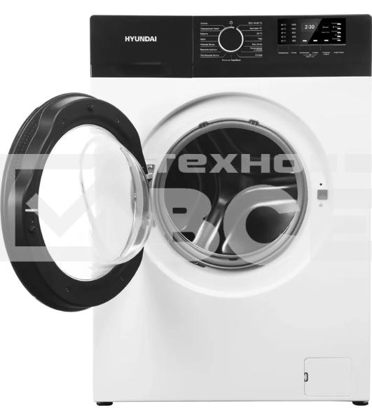 Стиральная машина Hyundai WME6009 белый, загр. фронтальная макс.: 6 кг 1000 об/мин класс: А++