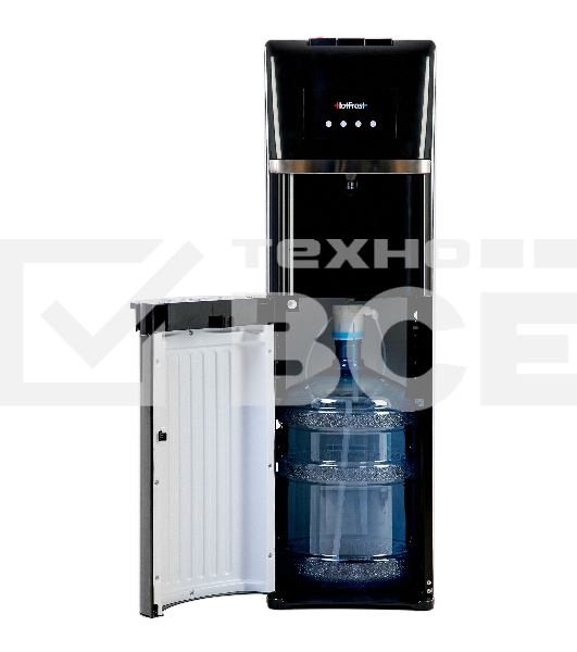 Кулер для воды HotFrost 35 AEN, нижняя загрузка, нагрев 90 °С, охлаждение 15 °С, черный