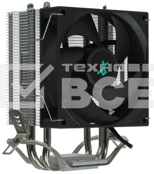 Кулер для процессора DEEPCOOL AG300 серебристый, 92 мм, алюминий/медь, 3050 об/мин, 30.5 дБ, 4 pin, 150 Вт, 129 мм