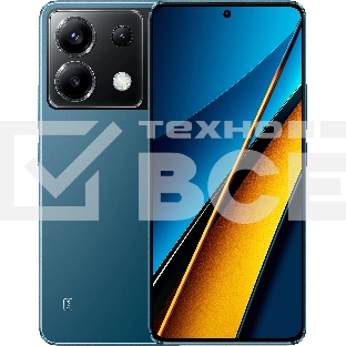 Смартфон POCO X6 5G, 12/256Gb, синий