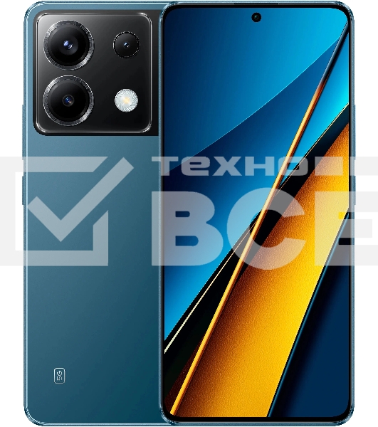 Смартфон POCO X6 5G, 12/256Gb, синий