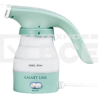 Отпариватель Galaxy Line GL 6197, бирюзовый, ручной, 700 Вт, контейнер для воды 100 мл