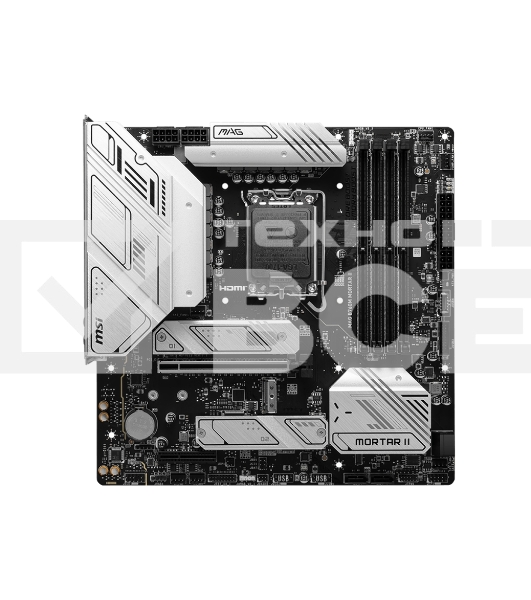Материнская плата MSI MAG B760M MORTAR II, LGA 1700, Intel B760, 4xDDR5, 4xSATA, 3xM.2, 1xPCIe 5.0 x16, 1xPCIe 4.0 x4, 1xHDMI, 1xDP, 1xUSB Type-C, 1x2.5Gb LAN, 3xUSB-A 2.0, 3xUSB-A 3.2 Gen 2, 5x3.5 мм, 7.1, mATX