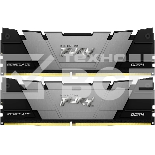 Оперативная память Kingston Fury Renegade, DDR4, 16GB (2x8GB), 4800MHz, CL19, с радиатором, черный