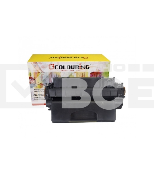 Картридж лазерный Colouring CG-CF280X черный (6900 стр.) для принтеров HP LaserJet Pro 400/M401/425