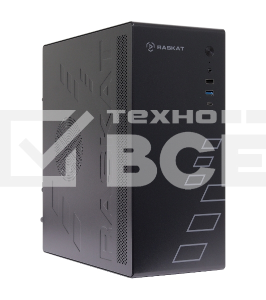 Компьютер Raskat Standart 300 (Intel Core i3 10100, RAM 16Gb, SSD 480Gb, no OS, kb+ms, black) 