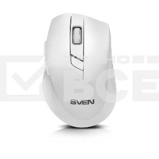 Мышь беспроводная SVEN RX-425W белый, 1600 dpi, радиоканал, USB, кнопки - 6