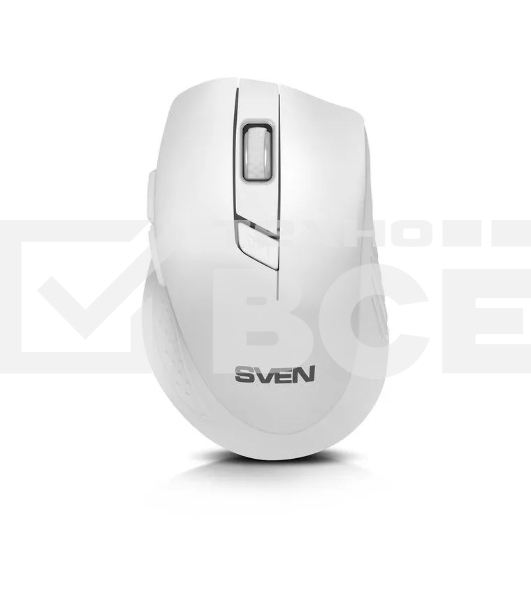 Мышь беспроводная SVEN RX-425W белый, 1600 dpi, радиоканал, USB, кнопки - 6
