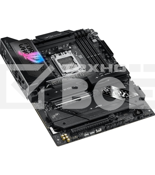 Материнская плата ASUS ROG STRIX X870E-E GAMING WIFI, AM5, AMD X870E, 4xDDR5, 4xSATA, 5xM.2, 1xPCI-E 5.0 x16, 1xPCI-E 4.0 x4, 1xHDMI, 1xUSB-C 3.2 Gen 2, 1xUSB-C 3.2 Gen 2x2, 2xUSB-C 4.0, 1x 5Gb LAN, 9xUSB-A 3.2 Gen 2, 2x3.5 мм, TOSLINK, 1xWi-Fi 7, ATX