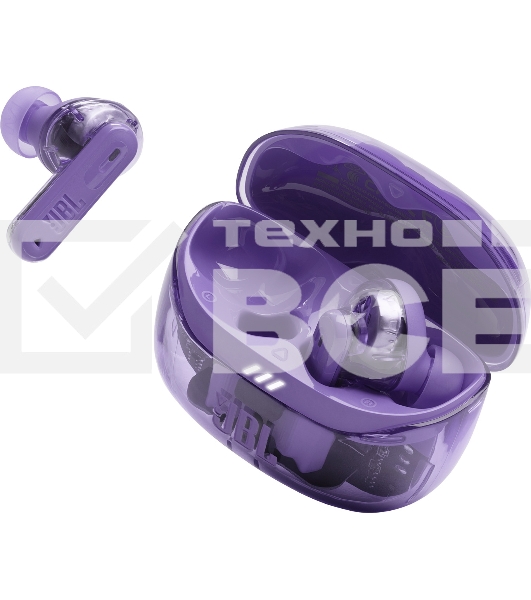Наушники JBL Tune Beam 2 призрачно-фиолетовый