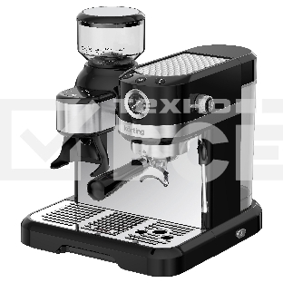 Кофемашина автоматическая Korting KCM 1015 N Ottimo черный/серебристый, исп. кофе - зерновой, 1500 Вт, 19 бар