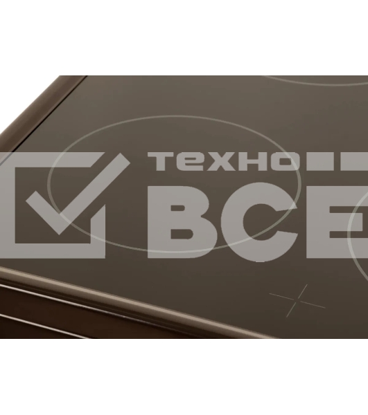 Электрическая плита Лысьва EF4005MK00 коричневый стеклокерамика (без крышки)