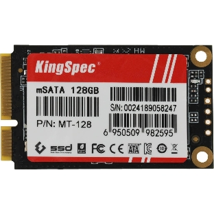 Накопитель SSD KingSpec MT Series MT-128, 128Gb, mSATA, R/W 500/450