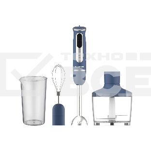 Блендер погружной Willmark WHB-1470BS синий, soft touch, 700 Вт