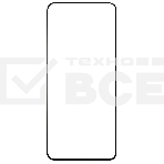 Защитное стекло для экрана Redline черный для Realme 12 4G 2.5D 1шт. (УТ000039355), фото 1
