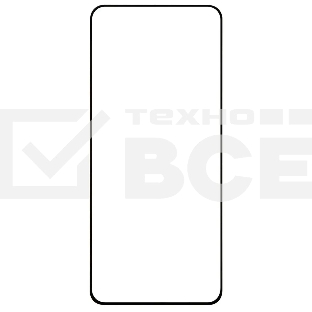 Защитное стекло для экрана Redline черный для Realme 12 4G 2.5D 1шт. (УТ000039355)