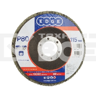 Круг лепестковый торцевой Edge by Patriot 115мм*22,23мм*P80