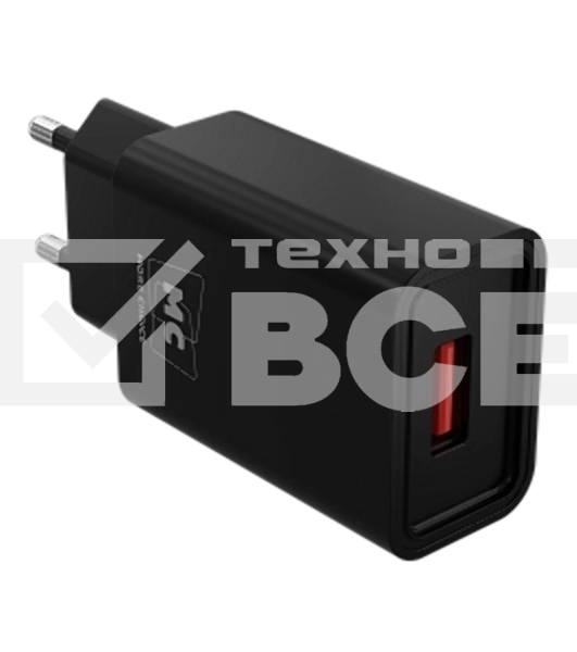 Сетевое зарядное устройство MORE CHOICE (4620202555700) NC07m СЗУ 1USB 2.0A для micro, черный