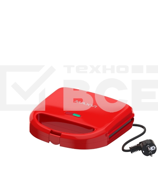Гриль электрический Maxvi SM702P красный