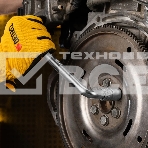 Вороток Г-образный Denzel 250x50 мм, квадрат 1/2