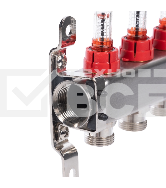 Коллектор Royal Thermo нерж. в сборе с расходомерами 1