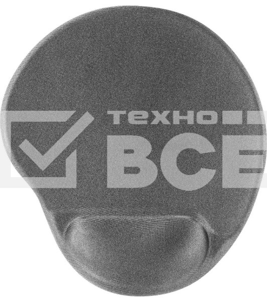 Коврик для мыши Defender гелевый Easy Work (серая лайкра) нескользящ.основа,260х225х5мм