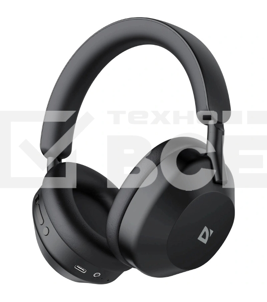 Беспроводные/проводные наушники Defender FreeMotion B1000 черный, накладные, Bluetooth + проводной