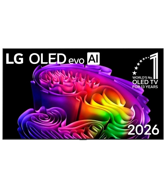 Телевизор LG 77' OLED77G6RLA, черный-серебристый, OLED 3840x2160 4K Ultra HD, 120Hz, webOS